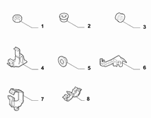 55527-010 CABLE SET FIXINGS