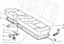 70613/01 REAR SEAT