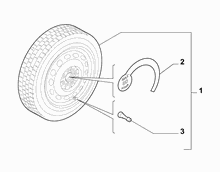 44316-030 SPARE WHEEL