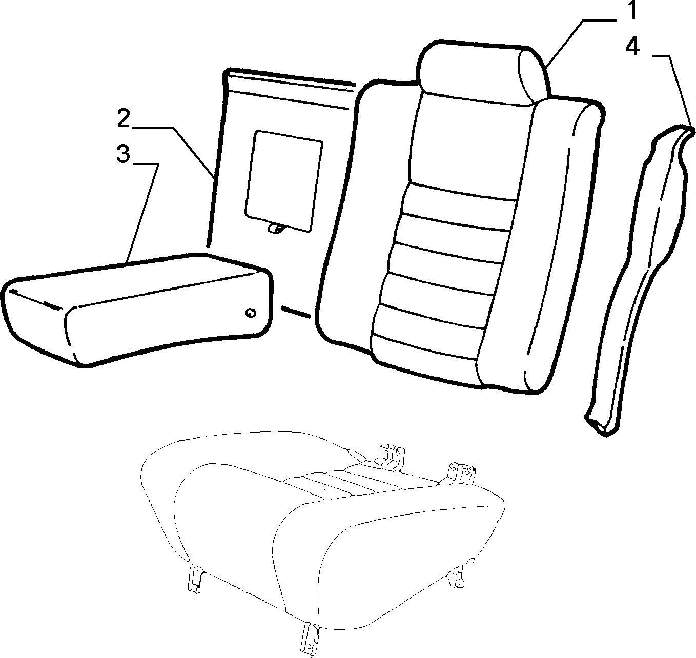 70613/02 REAR SEAT
