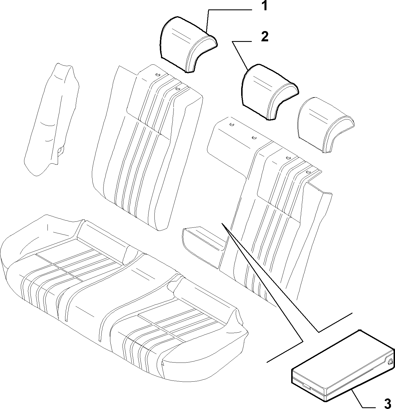 70615/02 REAR SEAT LINING