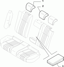 70615/02 REAR SEAT LINING