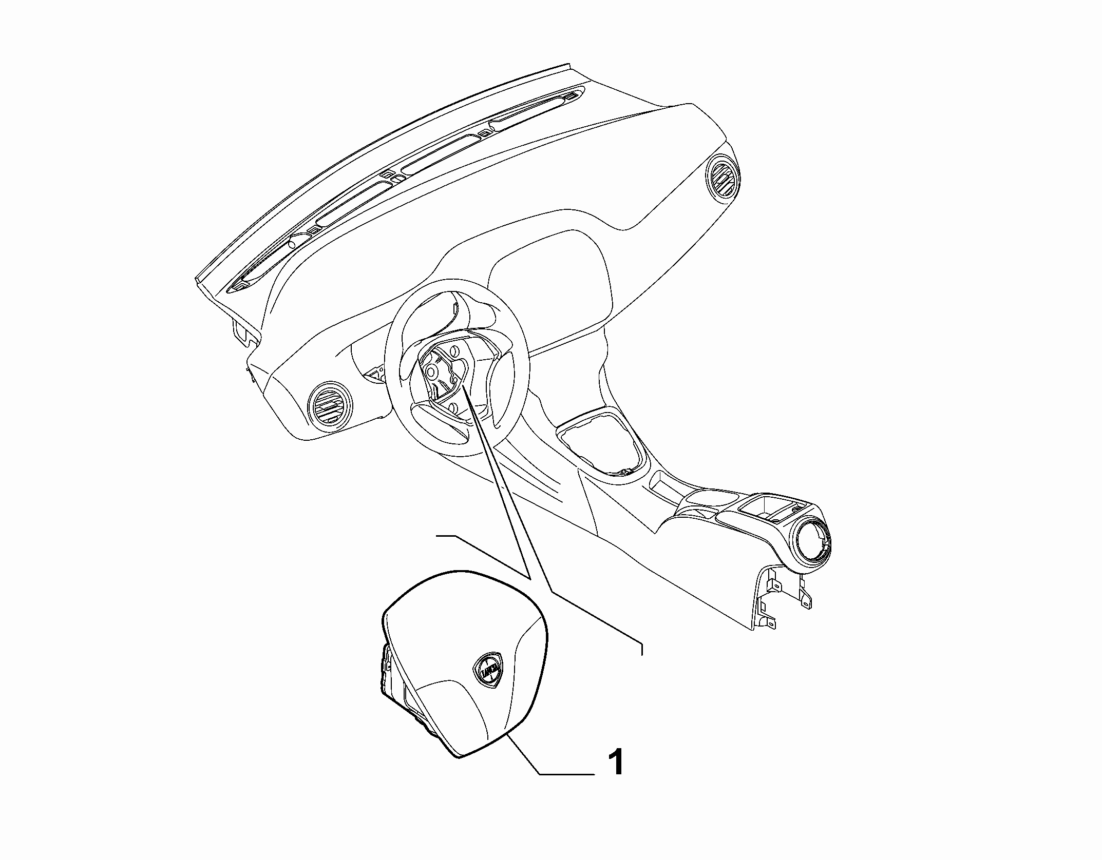 55508-010 DRIVERS AIRBAG