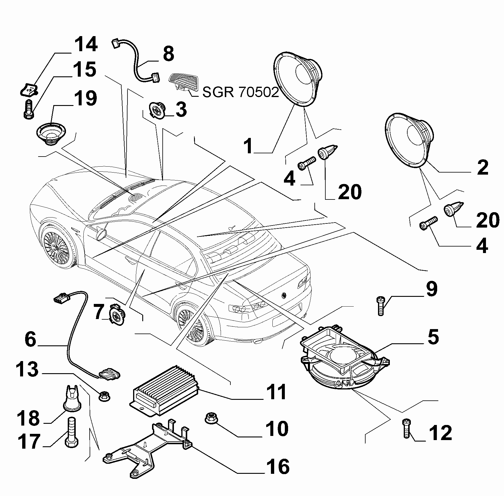 55521-020 LOUDSPEAKER