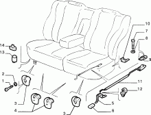 70613/01 REAR SEAT