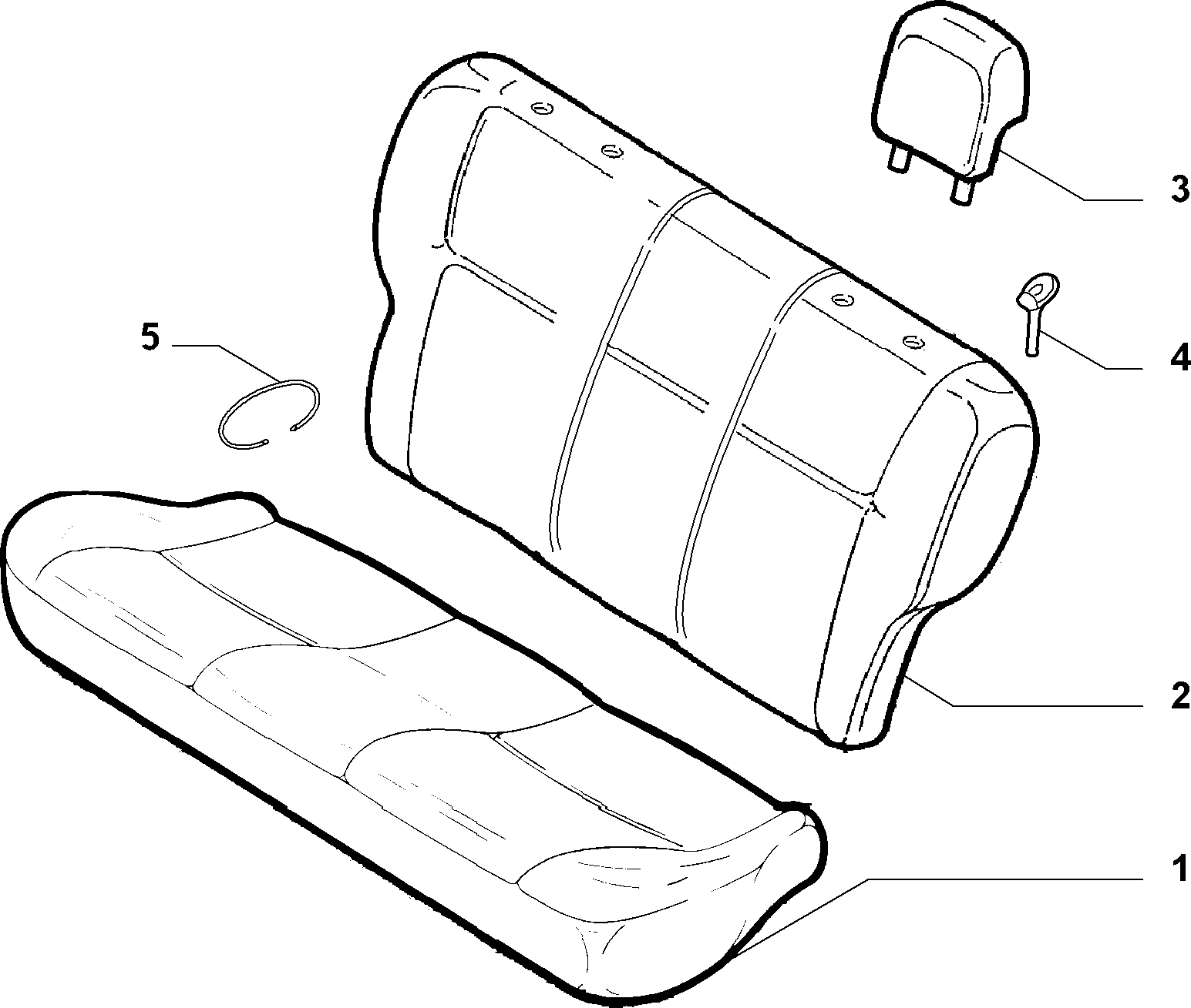 70615/30 REAR SEAT LINING