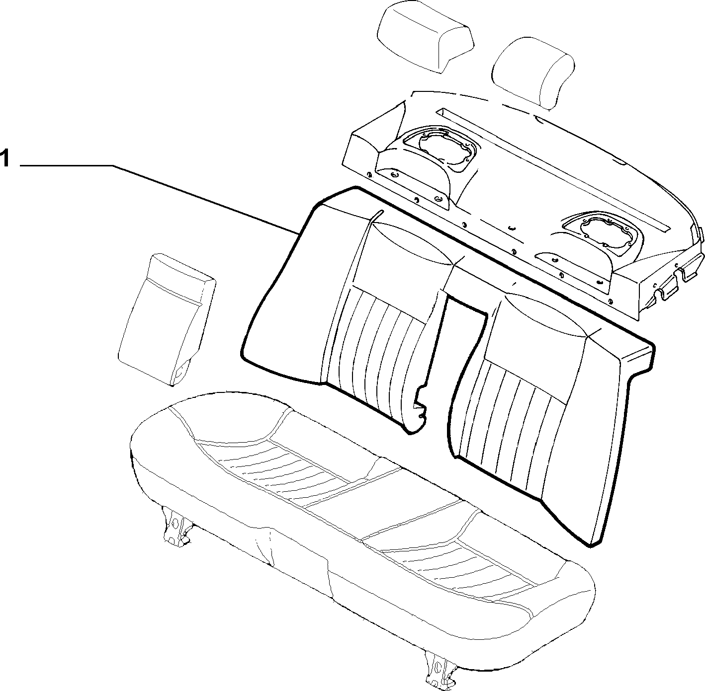 70615/01 REAR SEAT LINING