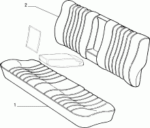 70615/00 REAR SEAT LINING 