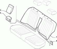 70615/00 REAR SEAT LINING 