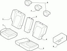 70615/11 REAR SEAT LINING