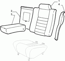 70613/03 REAR SEAT