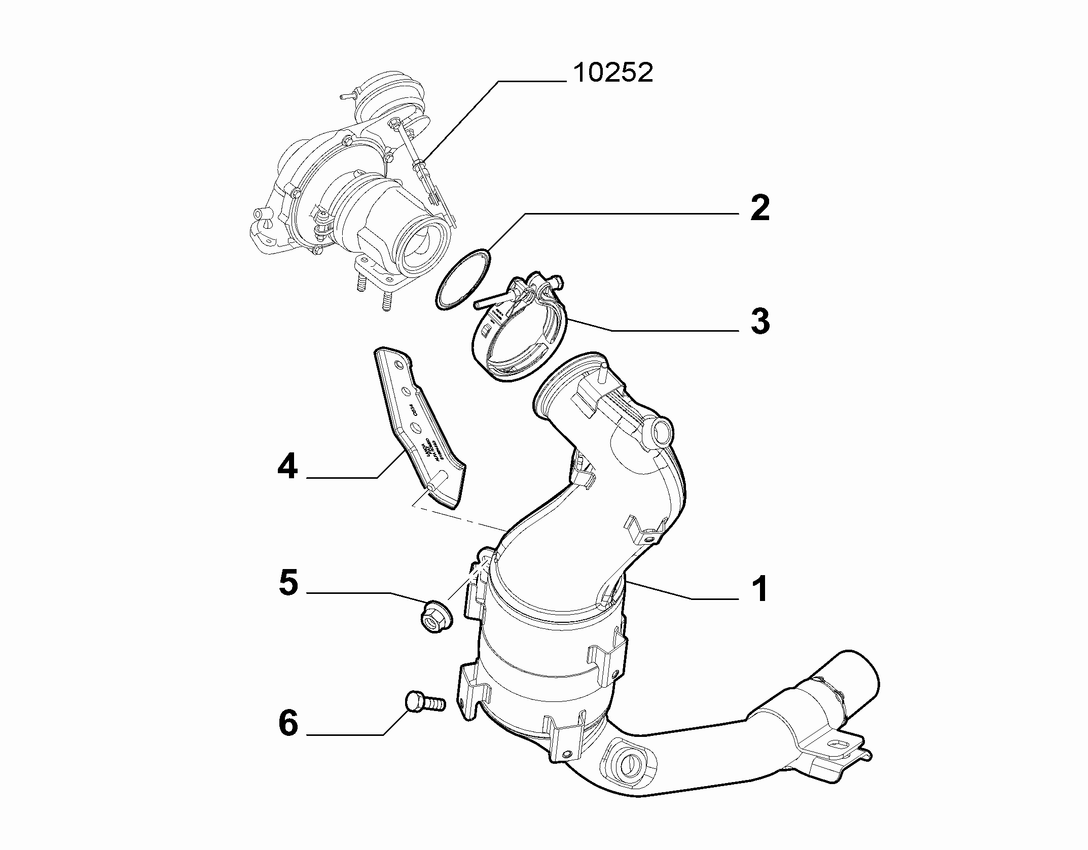 10258-010 FRONT PIPING