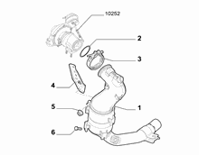 10258-010 FRONT PIPING