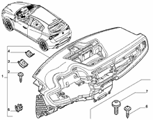 70502-010 DASHBOARD INSTRUMENT HOLDER