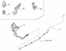 10201-030 ENGINE WELL FUEL PIPES
