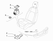 70601-030 FRONT SEAT ADJUSTMENT DEVICES