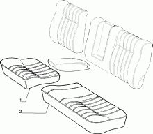 70615/02 REAR SEAT LINING