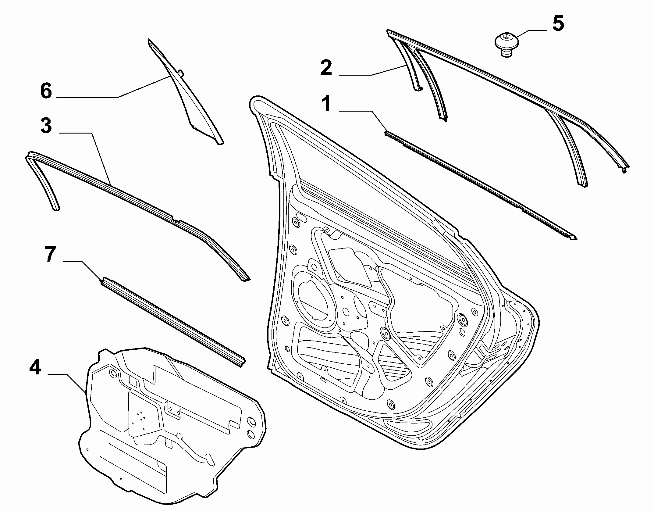70136-070 REAR DOOR TRIM