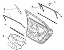 70136-070 REAR DOOR TRIM