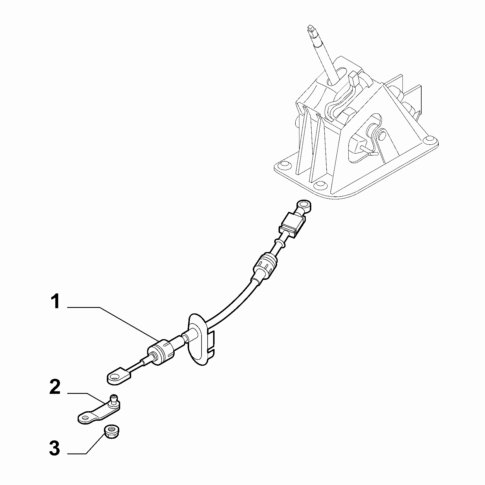 21221-020 GEAR STICK FLEX SHAFT
