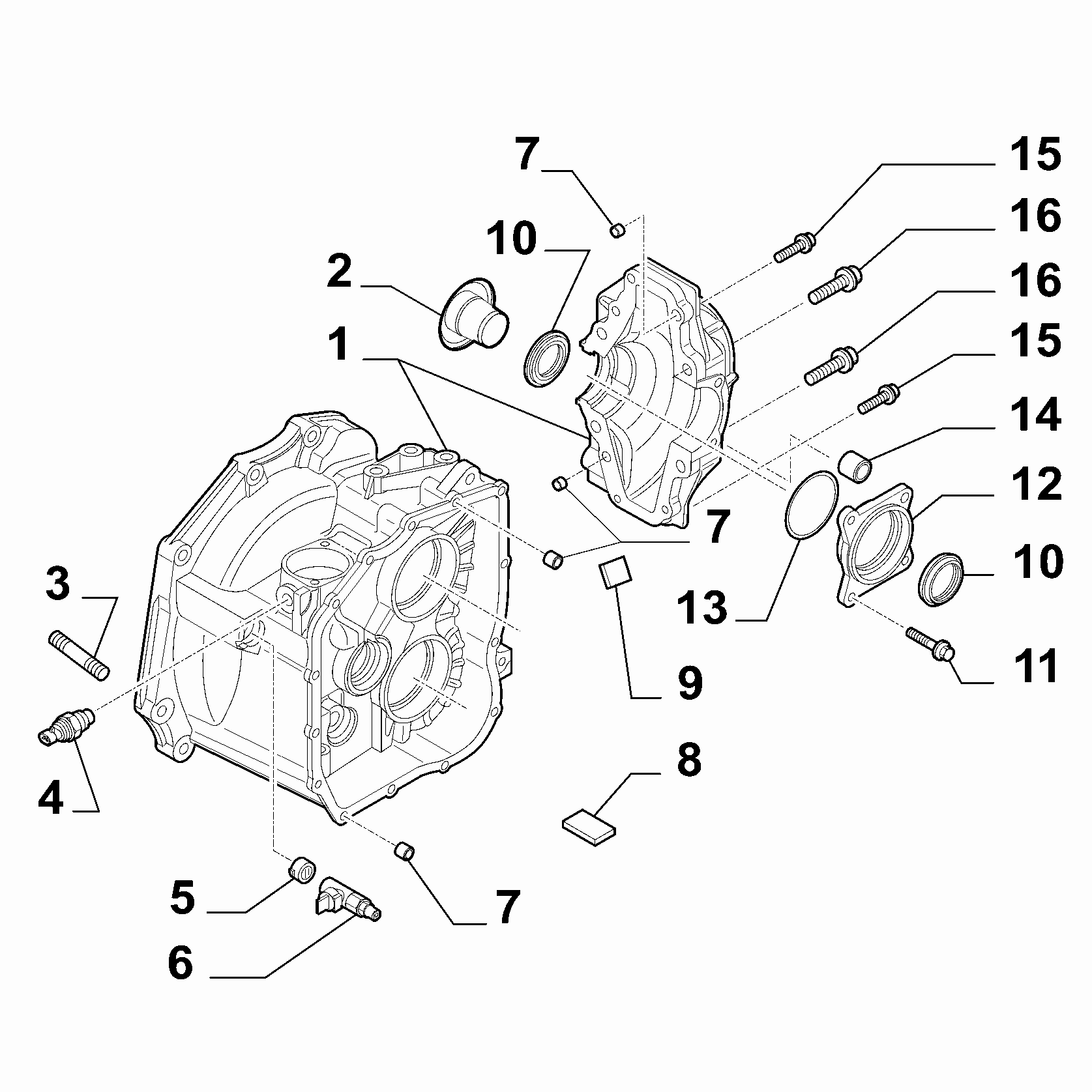 21207-010 GEARING AND STUD JOINTING
