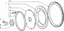 10103/01 ВАЛ И МАХОВИК ДВИГАТЕЛЯ