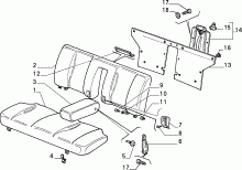 70613/01 REAR SEAT
