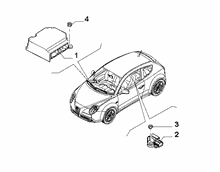 55508-070 REMOTE CONTROL AIRBAG SENSOR