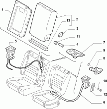 70613/01 REAR SEAT