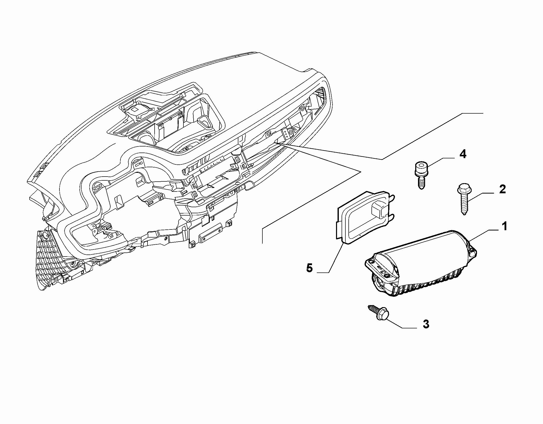 55508-020 PASSENGER AIRBAG