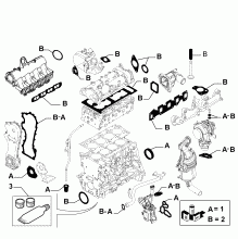 10101-050 GASKET KIT, HEAD AND CRANKCASE