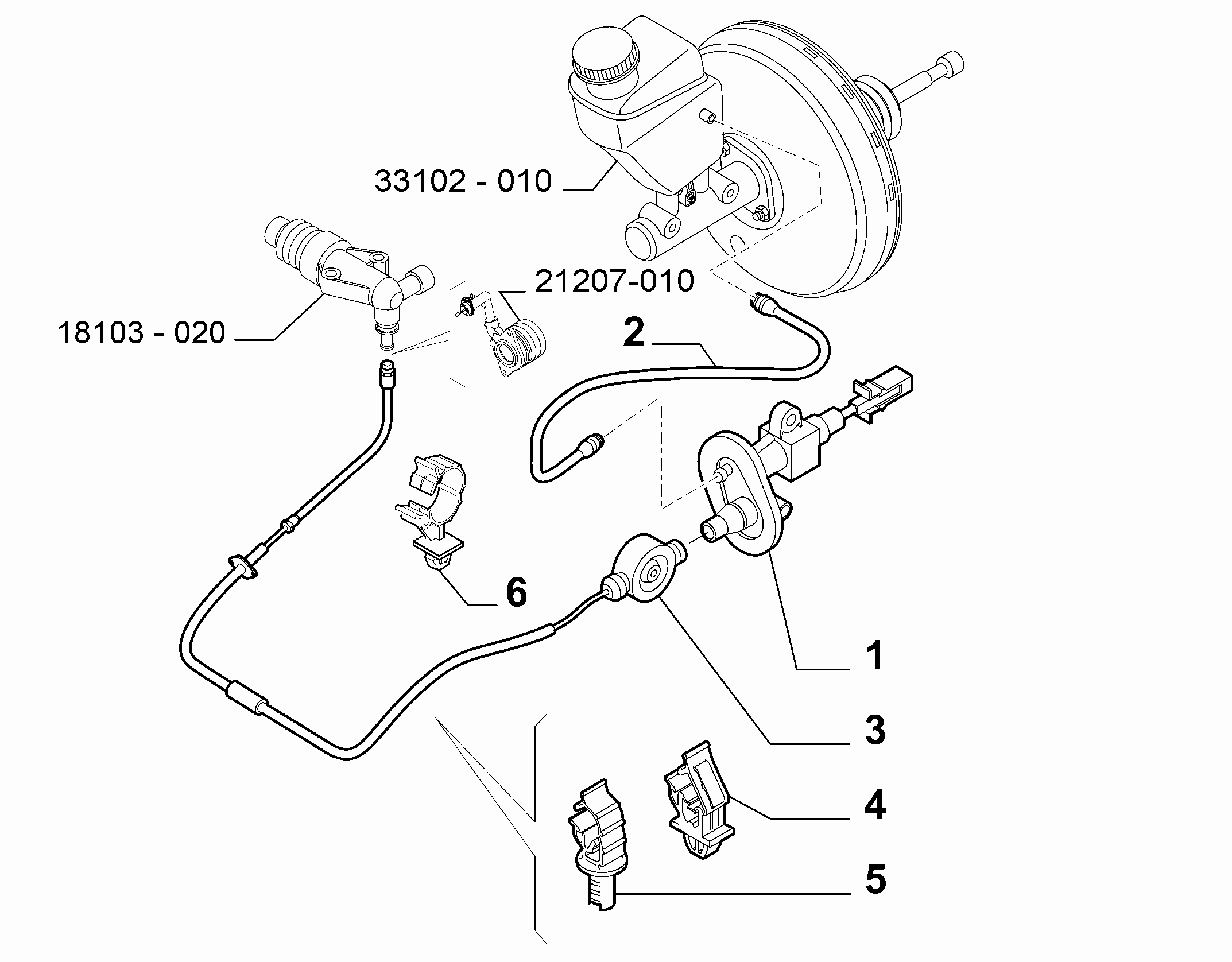 18103-010 CLUTCH PUMP AND CASING