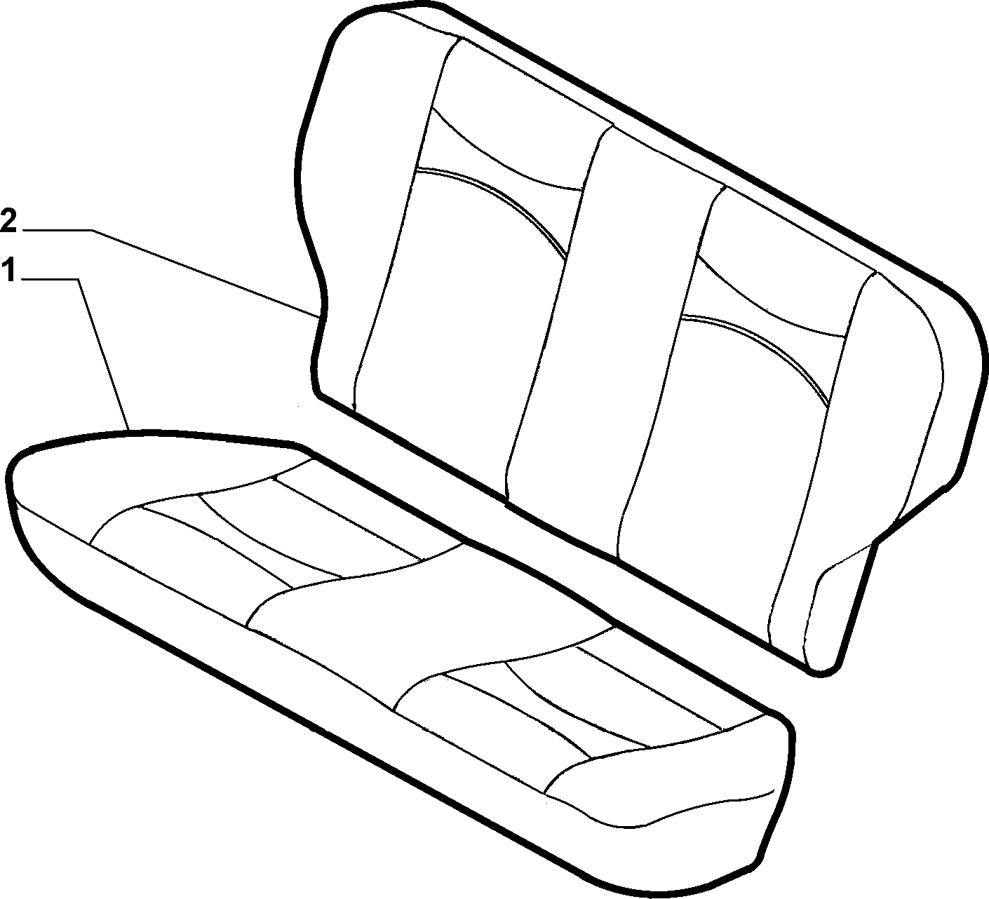 70615/01 REAR SEAT LINING