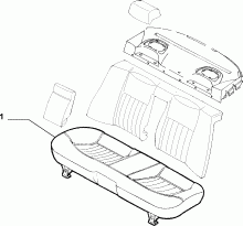 70615/01 REAR SEAT LINING