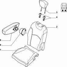 70615/00 REAR SEAT LINING