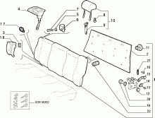 70613/00 REAR SEAT