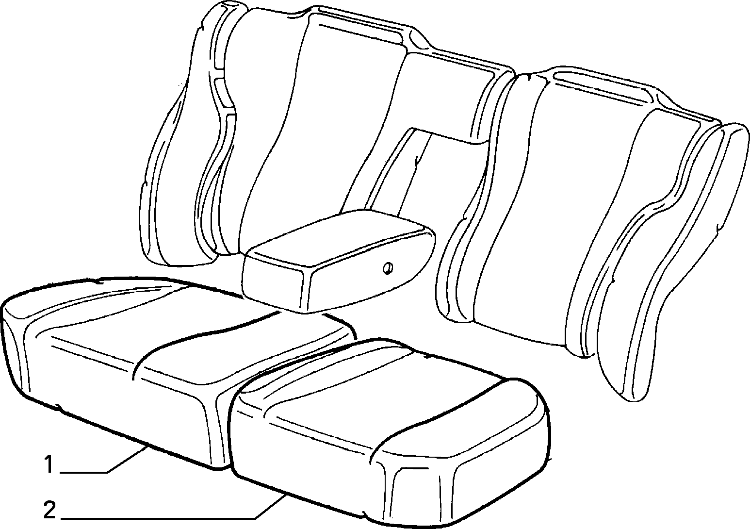 70615/03 REAR SEAT LINING