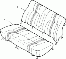 70615/00 REAR SEAT LINING 