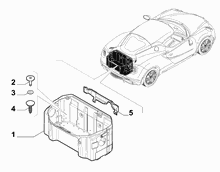 70526-040 COVER ACCESSORIES FOR INSIDE LUGGAGE SPACE